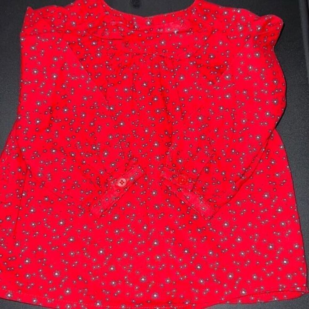 🛍Pretty Little Girls Long Sleeve Shirt size 9 Months 🛍